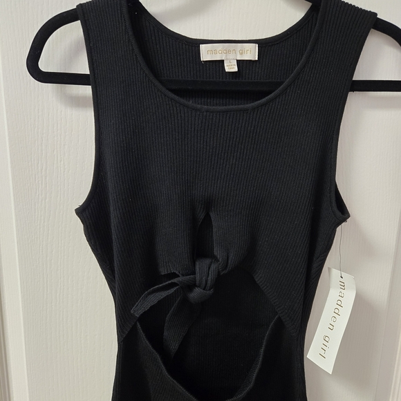 Madden Girl Black Backless Dress - Picture 2 of 6